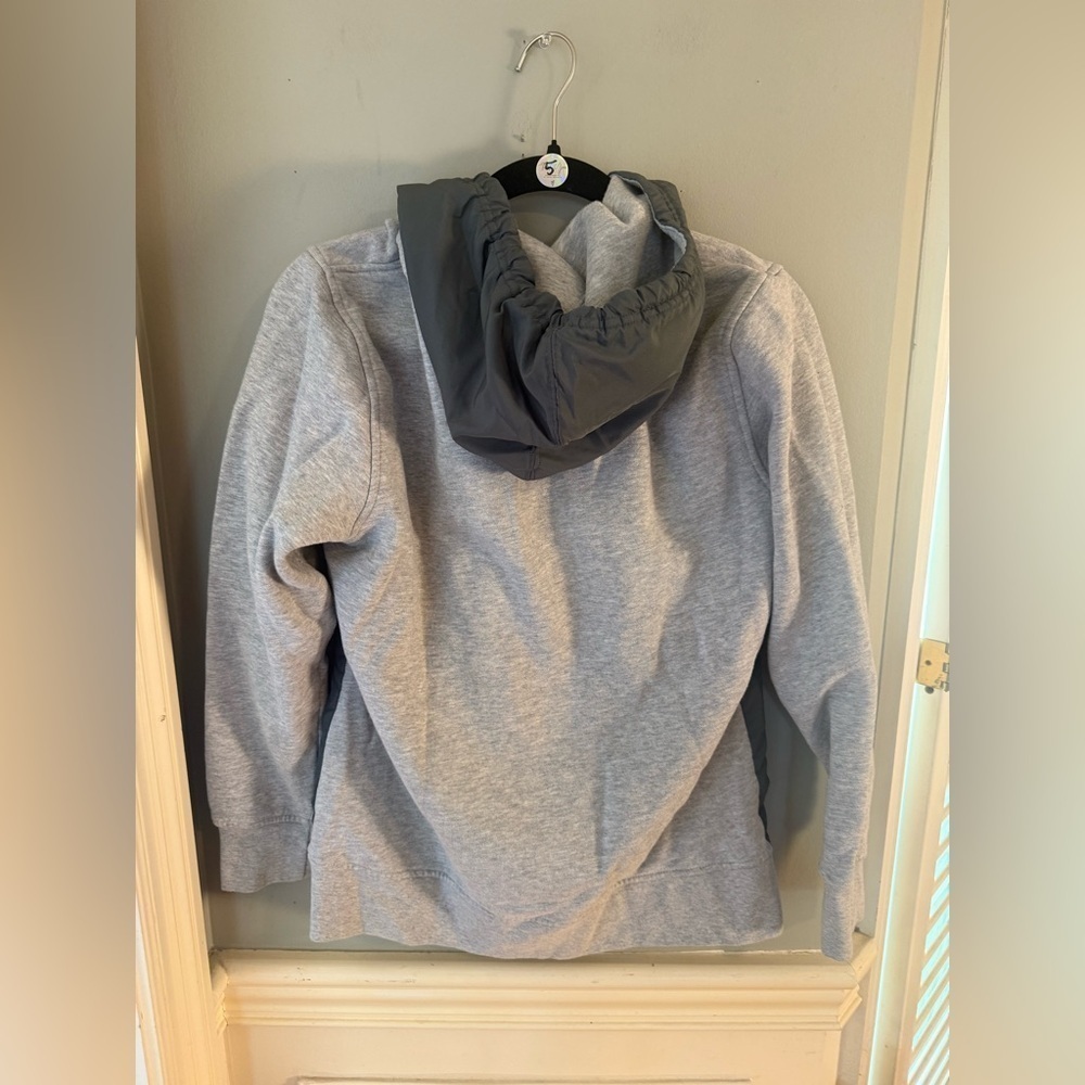 Champion Colorblock Gray Zip Hoodie Jacket Men’s Small – Nylon Panel - Picture 7 of 8